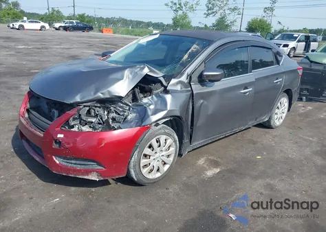 2015 Nissan Sentra Sv z USA, uszkodzony, nr VIN 3N1AB7AP6FY254669